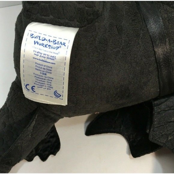 Build A Bear TOOTHLESS Plush How To Train Your Dragon Stuffed Animal Wings Black - Picture 8 of 11